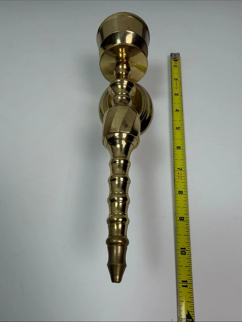 Vintage Solid Brass Wall Candle Sconce Traditional Shabby Chic Cottagecore